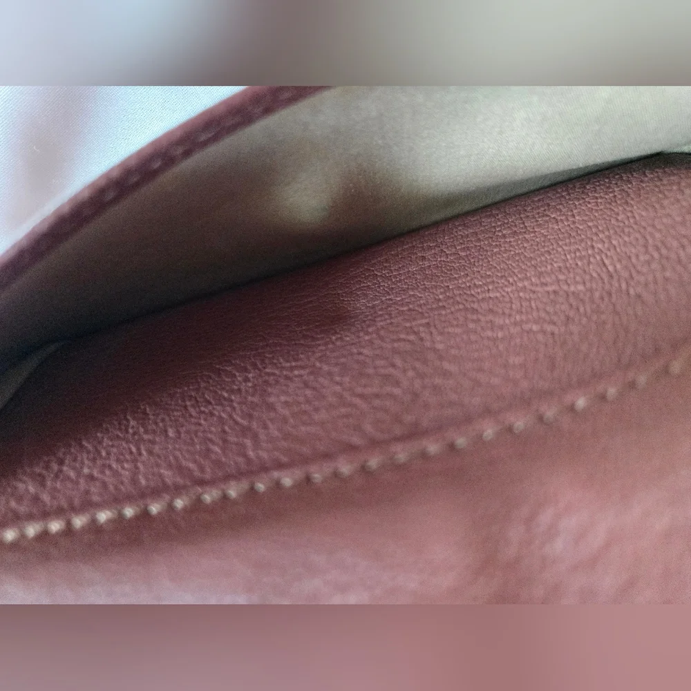 Chloe Mauve Long Leather Wallet - Picture 8 of 14